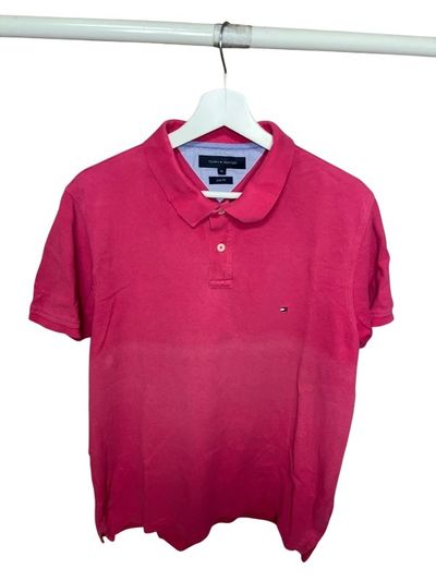 Tommy Hilfiger Red Polo Shirt #B3